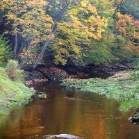 Blick auf den malerischen Fluss Parseta