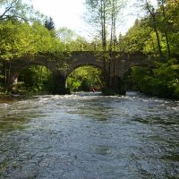 Blick auf den malerischen Fluss Wieprza